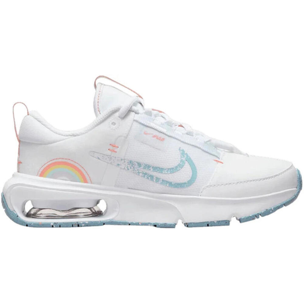 NIKE AIR MAX INTERLOCK SE 'WHITE BLUE GIRLS RAINBOW SIZE 6.5 Y
